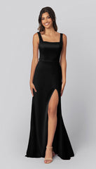 Kennedy Blue Jay Luxe Satin Bridesmaid Dress