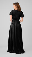 Kennedy Blue Kyra Luxe Satin Bridesmaid Dress