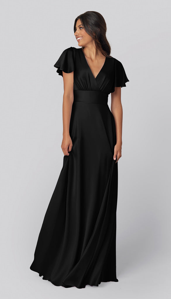 Kennedy Blue Luca Luxe Satin Bridesmaid Dress