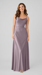 Kennedy Blue Miller Luxe Satin Bridesmaid Dress
