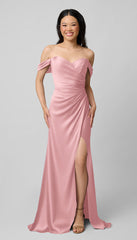 Kennedy Blue Milo Luxe Satin Bridesmaid Dress
