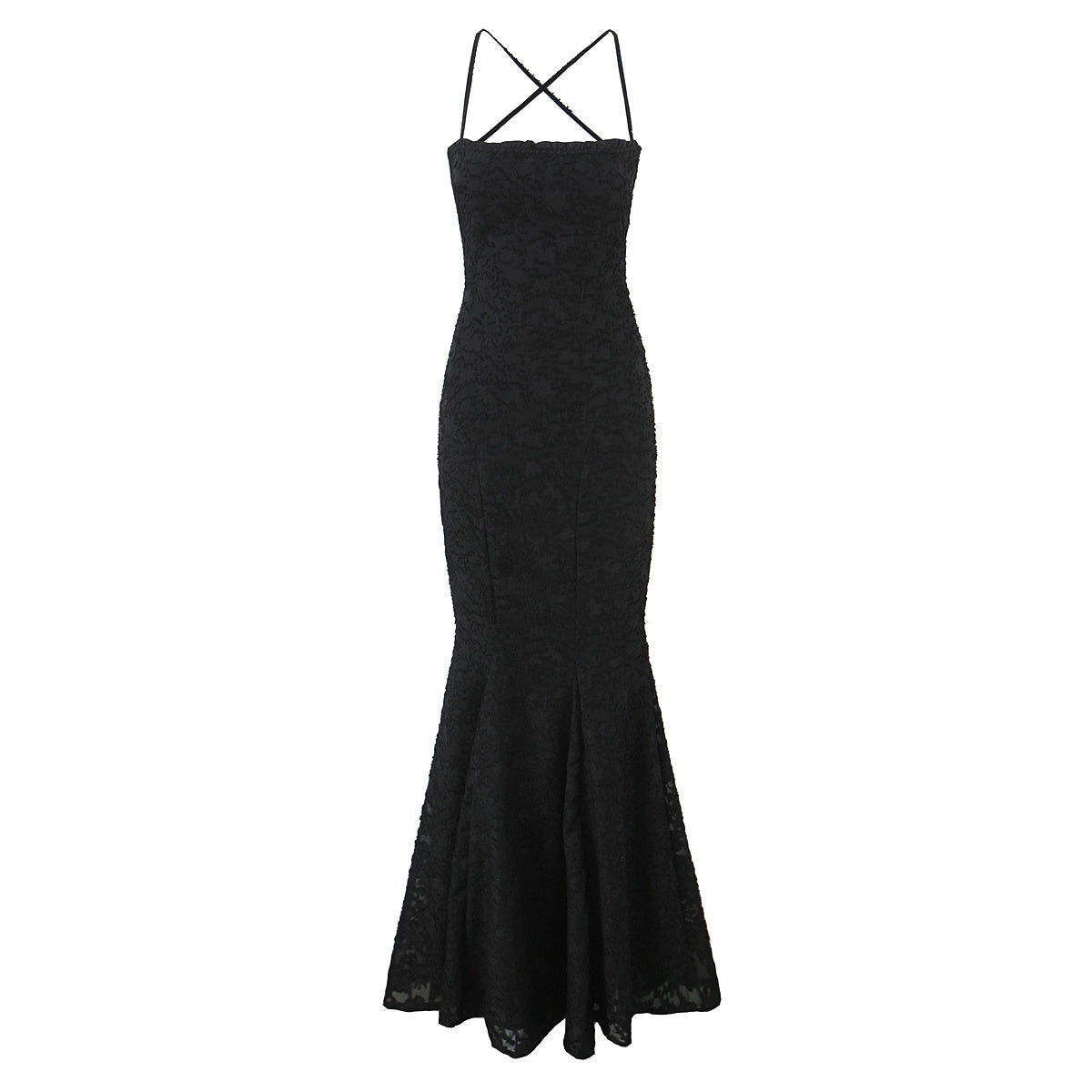 American style sexy lace figure-revealing tie waist fishtail skirt sweet backless slim long skirt R3102