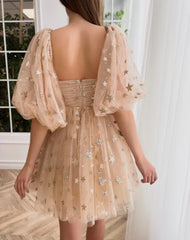 Short Formal Dress, Tulle Homecoming Dress   S2567