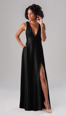 Kennedy Blue Rose Luxe Satin Bridesmaid Dress