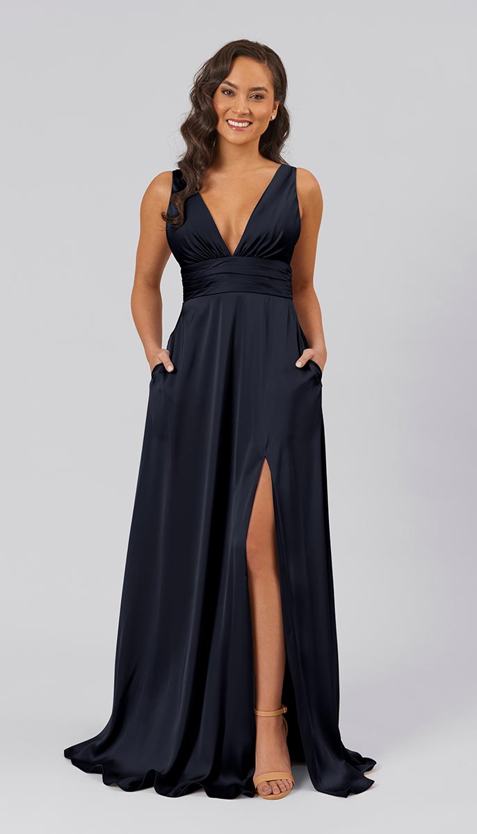 Kennedy Blue Dottie Bridesmaid Dress