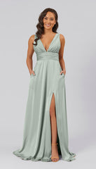 Kennedy Blue Dottie Bridesmaid Dress