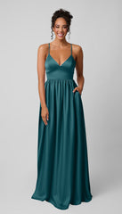 Kennedy Blue Sloane Luxe Satin Bridesmaid Dress